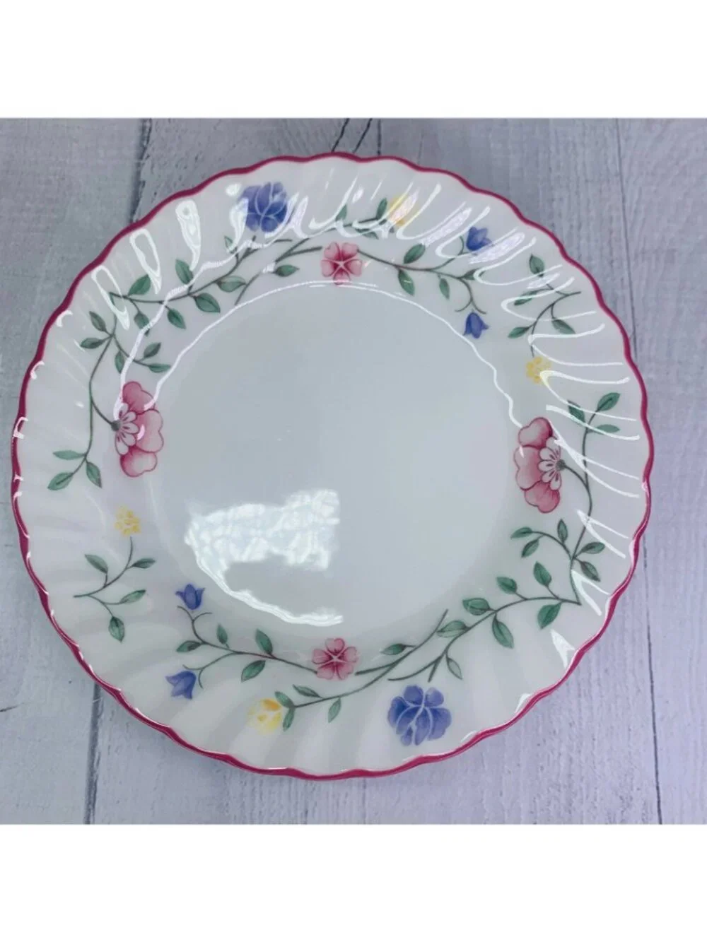 Johnson Brother SUMMER CHINTZ Floral England Earthenware Bread Side Plate Set 4